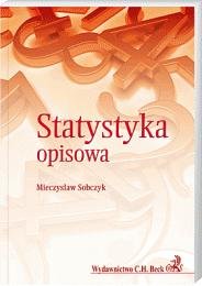 Statystyka Opisowa Sobczyk Mieczysław
