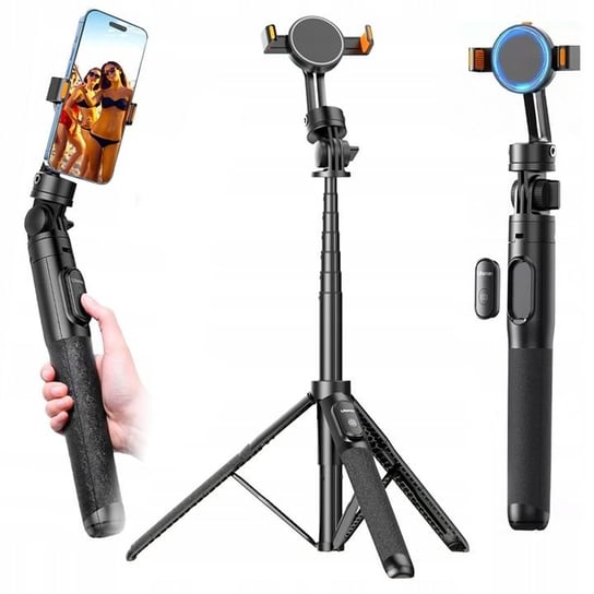 Statyw Kijek Selfie Stick Tripod Pilot Bluetooth Monopod Wysoki 160cm Magnetyczny Zintegrowany Uchwyt Na Telefon / Ulanzi / Sk-05 Ulanzi