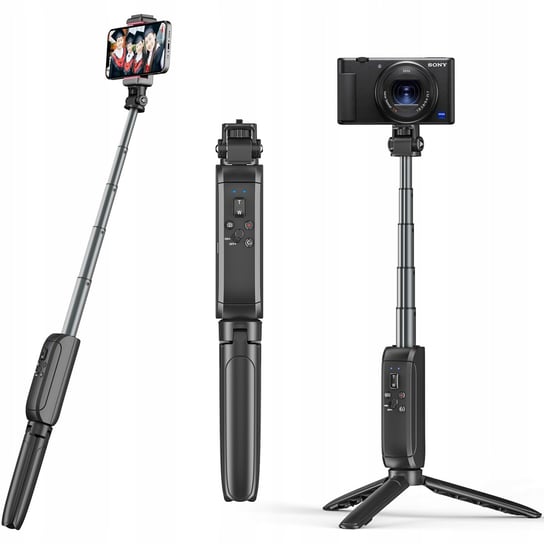 Statyw Monopod Selfie Stick + Pilot Zoom Focus Do Aparatu Telefonu / Ulanzi Mt-40 Ulanzi