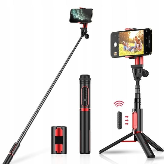 Statyw Selfie Stick Monopod + Pilot + Stabilizator Na Telefon / Smartfon - Apexel Apl-D8 Apexel