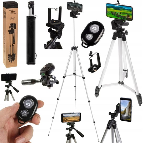 Statyw Tripod Uchwyt Na Aparat Kamer 150Cm Pilot Inna marka