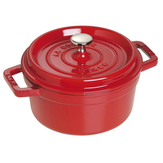 Staub, Garnek żeliwny okrągły 2.6 l, Czerwony Staub