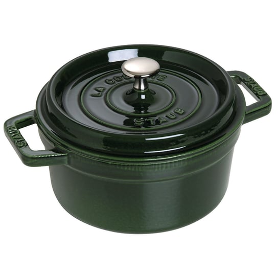 Staub, Garnek żeliwny okrągły 2.6 l, Zielony Staub