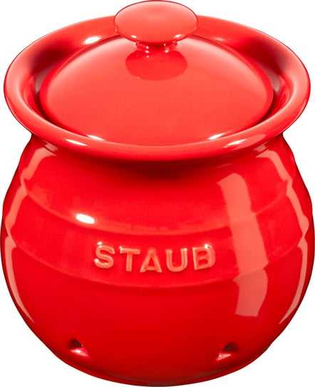 Staub Pojemnik do przechowywania czosnku Staub - 500 ml, Czerwony Staub