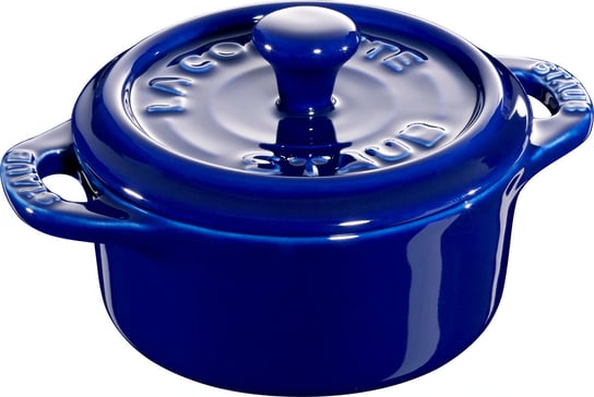 Staub Staub Mini Cocotte Okrągły - 200 ml, Niebieski Staub