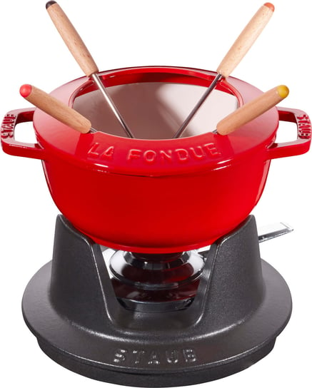 Staub Zestaw do fondue Staub - 16 cm, Czerwony Staub