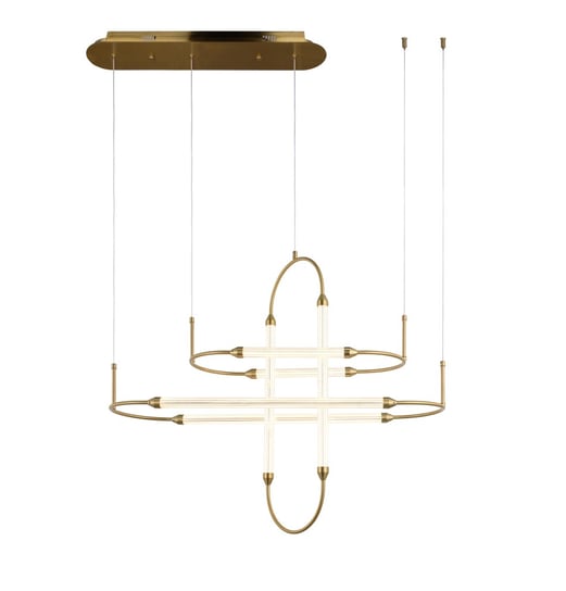 Steam Brass - lampa wisząca LED 80cm Iluminar