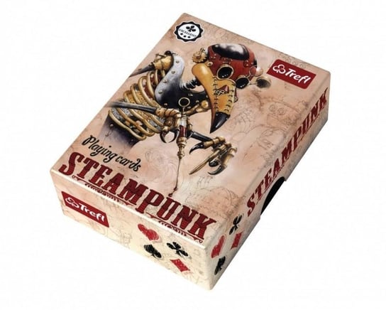 Steampunk, karty, Trefl 55 listków Trefl