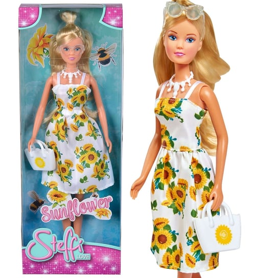 Steffi Love, lalka Sunflower w białej sukience w słoneczniki Steffi Love