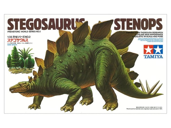 Stegosaurus Stenops 1:35 Tamiya 60202 Tamiya