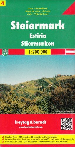 Steiermark. Część 4. Styria. Mapa 1:200 000 Freytag & Berndt