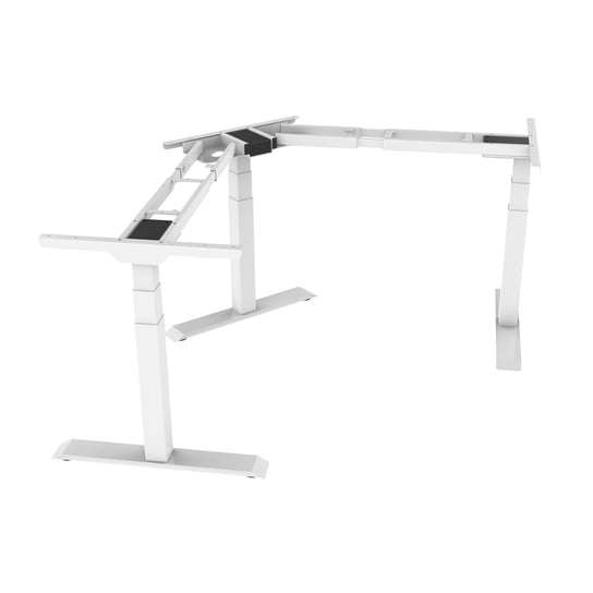 Stelaż biurka do gabinetu nowoczesne białe 170 cm Spacetronik z regulacją wysokości Spacetronik