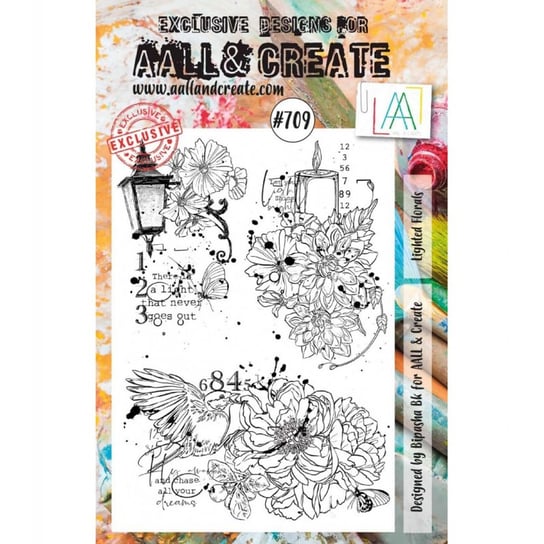 Stempel AALL & Create - LIGHTED FLORALS 14,6x20cm AALL & Create