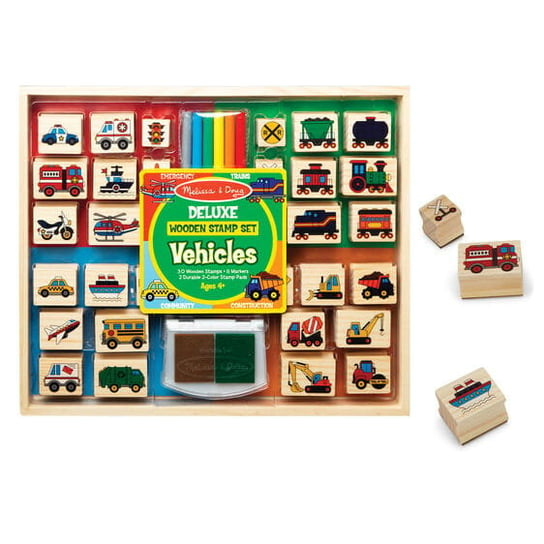 Stempelki Dla Dzieci Pojazdy - Duży Zestaw Melissa And Doug - Zabawki Kreatywne Dla Chłopców Melissa & Doug