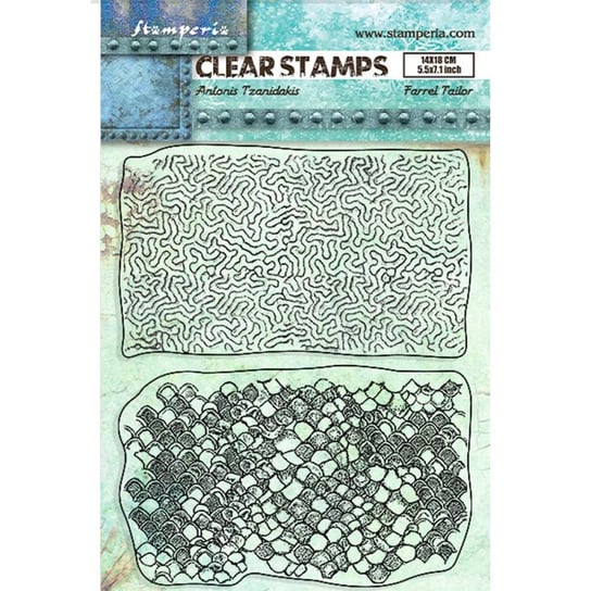 Stemple akrylowe Stamperia Songs of the Sea - ŁUSKI Stamperia