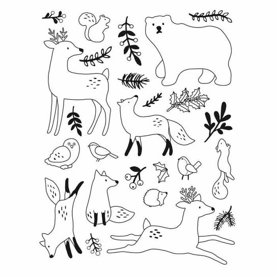 Stemple bezbarwne - Zwierzęta leśne Inna marka