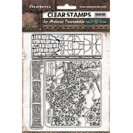 Stemple Kauczukowe Stamperia Magic Forest - Tła Stamperia