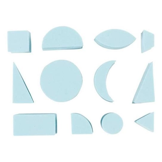 Stemple z pianki EVA - Kształty geometryczne - Cretorime - Dla dzieci - Niebieski Inna marka