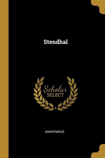 Stendhal Anonymous