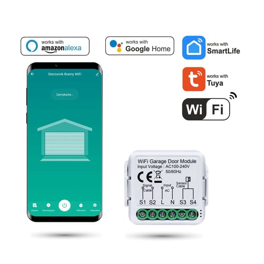 Sterownik Bramy Garażowej WiFi z czujnikiem własny produkt