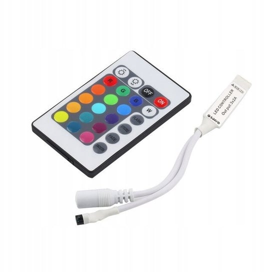 Sterownik /Kontroler RGB IR + pilot24 taśm LED RGB LED-ONE