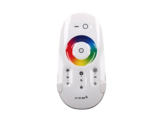 Sterownik LED RGB 3x6A touch RF biały komplet pilot + uchwyt 12-24V firmy Prescot Prescot