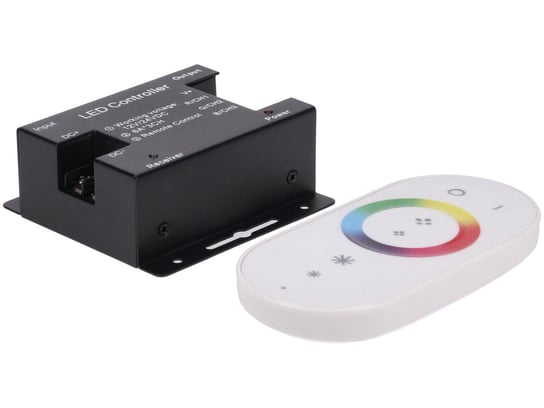 Sterownik LED RGB 3x6A touch RF biały v3 12-24V Prescot Prescot