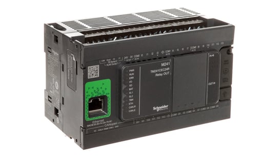 Sterownik programowalny 24 I/O przekaźnikowych Ethernet/CANopenModicon M241-24I/O TM241CEC24R Schneider Electric