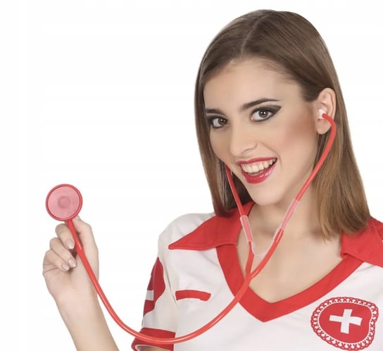 Stetoskop Czerwony Do Stroju Pielęgniarka Inna marka