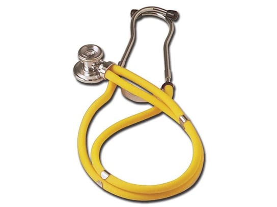 Stetoskop internistyczny JOTARAP DOUBLE HEAD/TUBE STETHOSCOPE - żółty GIMA