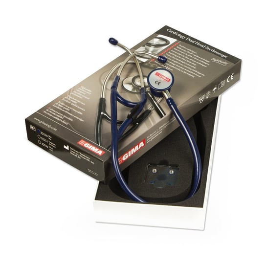 Stetoskop kardiologiczny GIMA Cardiology Classic Y niebieski GIMA