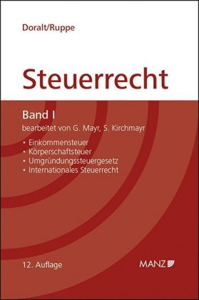 Steuerrecht (f. Österreich). Bd.1 Manz'sche Verlags- u. Universitätsbuchhandlung