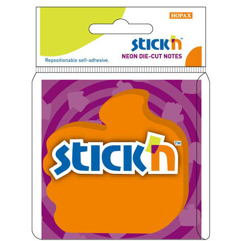 Stick'n, karteczki samoprzylepne, 50 kartek, mix kolorów Stickn