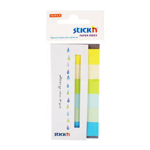 Stick'n, Zakłądki indeksujące, 6 bloczków Stick'n