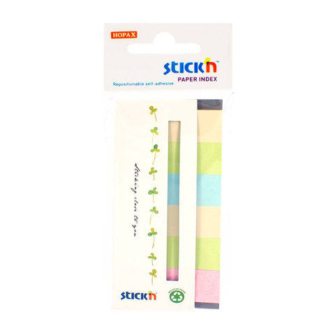 Stick'n, zakładki indeksujące, 6 bloczków Stick'n