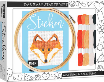 Sticken - das Easy Starterset für dekorative Kreuzstichmotive Edition Michael Fischer