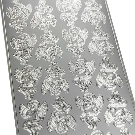 Stickersy naklejki ozdobne Aniołki srebrne Inna marka