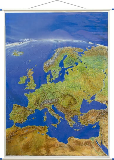 Stiefel, mapa ścienna panoramiczna Europa Stiefel