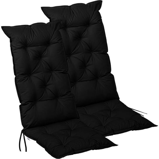 STILISTA Zestaw 2 poduszek na krzesła, 125 x 50 cm, antracyt Stilista