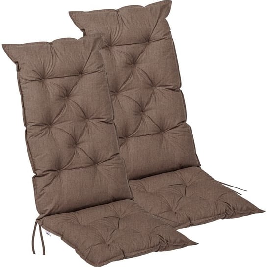 STILISTA Zestaw 2 poduszek na krzesła, 125 x 50 cm, beżowy Stilista