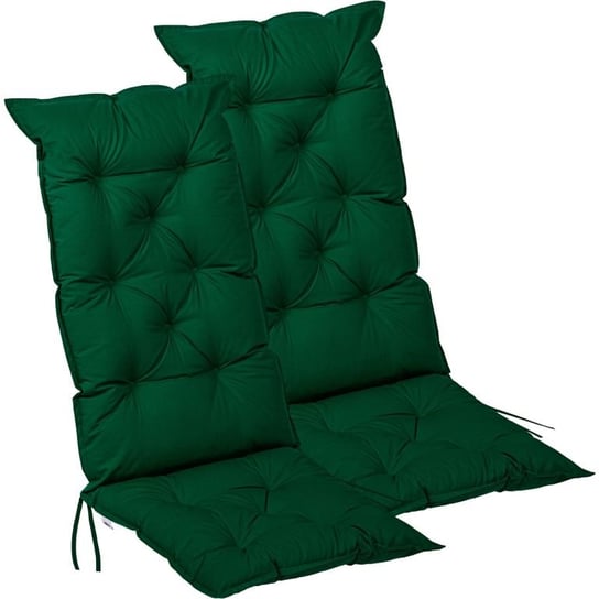 STILISTA Zestaw 2 poduszek na krzesła, 125 x 50 cm, zielony Stilista