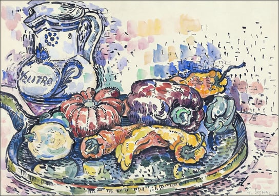 Still Life with Jug, Paul Signac - plakat 70x50 cm Galeria Plakatu