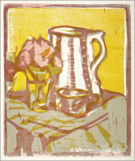 Still life with pitcher and flowers, Ernst Ludwig Kirchner - plakat 20x30 cm Galeria Plakatu