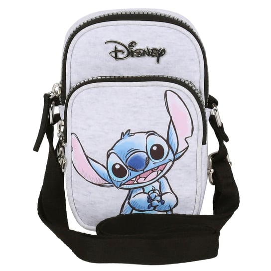 Stitch Disney Szara, melanżowa mini torebka, saszetka na pasku Uniwersalny Disney