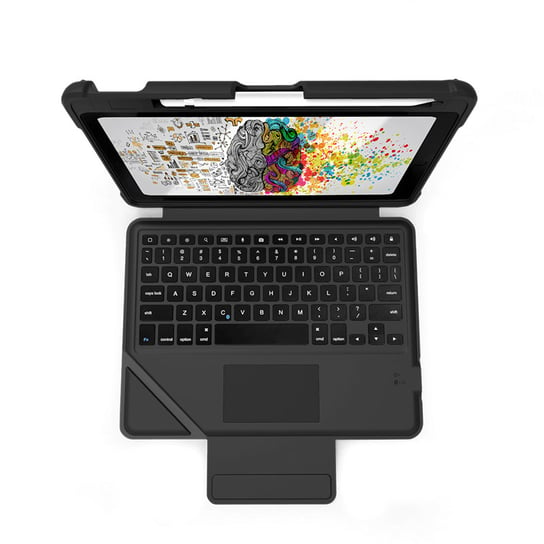 STM Dux Keyboard Trackpad Case – Etui z klawiaturą i gładzikiem iPad 10.2” (2019-2021) MIL-STD-810G (Black) STM
