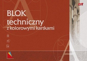 StMajewski, Blok Techniczny, A3, 10k, Z Kolorowymi Kartkami, Pakiet 10 Sztuk St.Majewski