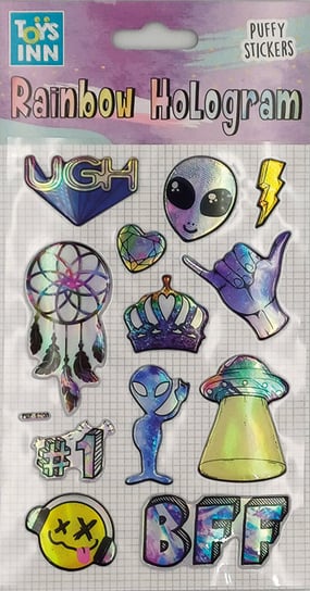 Stnux, Rainbow Hologram, Naklejki Alien Stnux