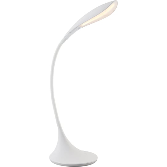 Stojąca Lampa biurkowa SHANNON 58242 Globo stołowa LAMPKA LED 5W na dotyk peszel biała Globo