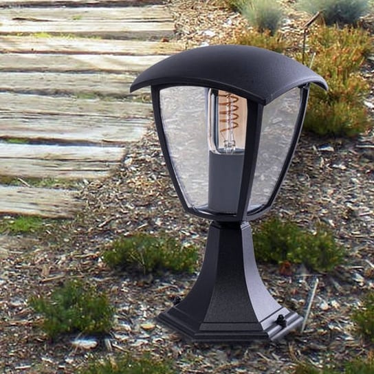 Stojąca lampa ogrodowa FOX EKO3551 industrialny słupek czarny Milagro