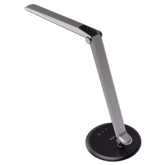 Stojąca LAMPA regulowana K-BL1201 srebrny Kaja stołowa LAMPKA metalowa LED 8W 5300K biurkowa srebrna KAJA